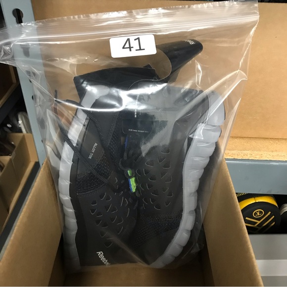 Reebok Sublite Cushion Alloy Toe Work Shoes Black/Gray RB4041 Men's Size 6.5 - Picture 15 of 15